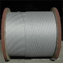 Câble de communication ACs fil de brin en acier revêtu d&#39;aluminium pour la ligne de transmission de longue portée